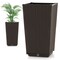 Wicker Planter Set of 2 with Self-Watering System and Weather-Resistant PP Material